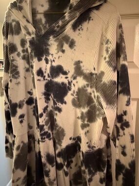 Lane Bryant women's waffle knit peplum hoodie. New without tags